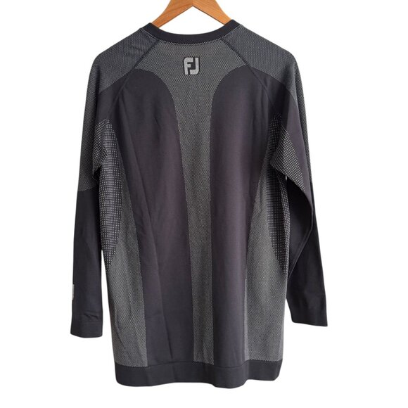 FootJoy Mens Thermal Base Layer Black Long Sleeve Nylon/Polyester/Spandex Size L - Picture 1 of 11